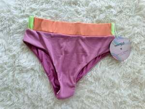 Infamous Swim x Erica Shaw Ginger High Waisted Bikini Bottoms XXL